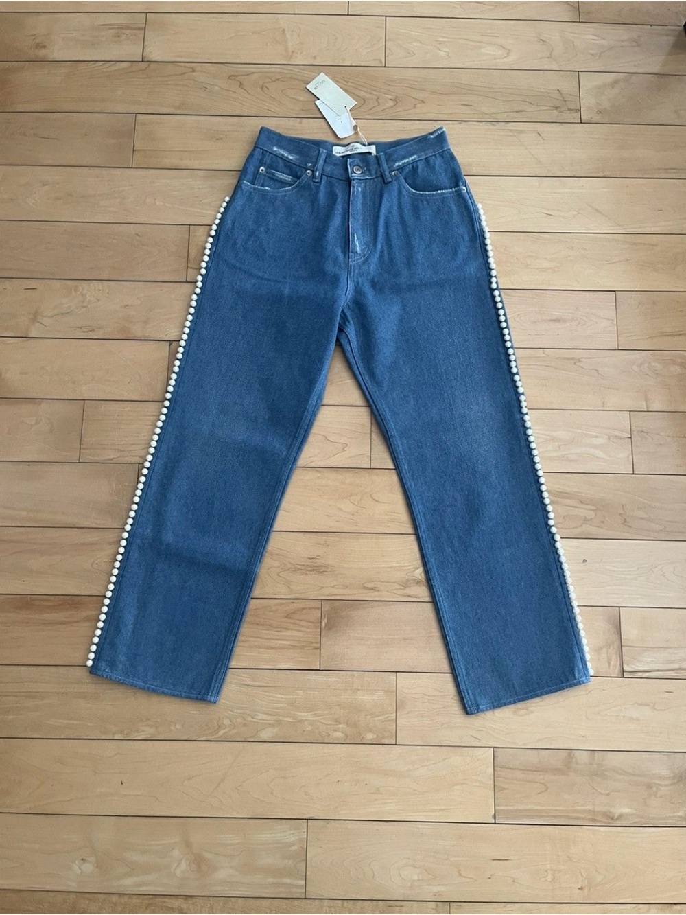 NWT - Golden Goose Handstitched Pearl Jeans